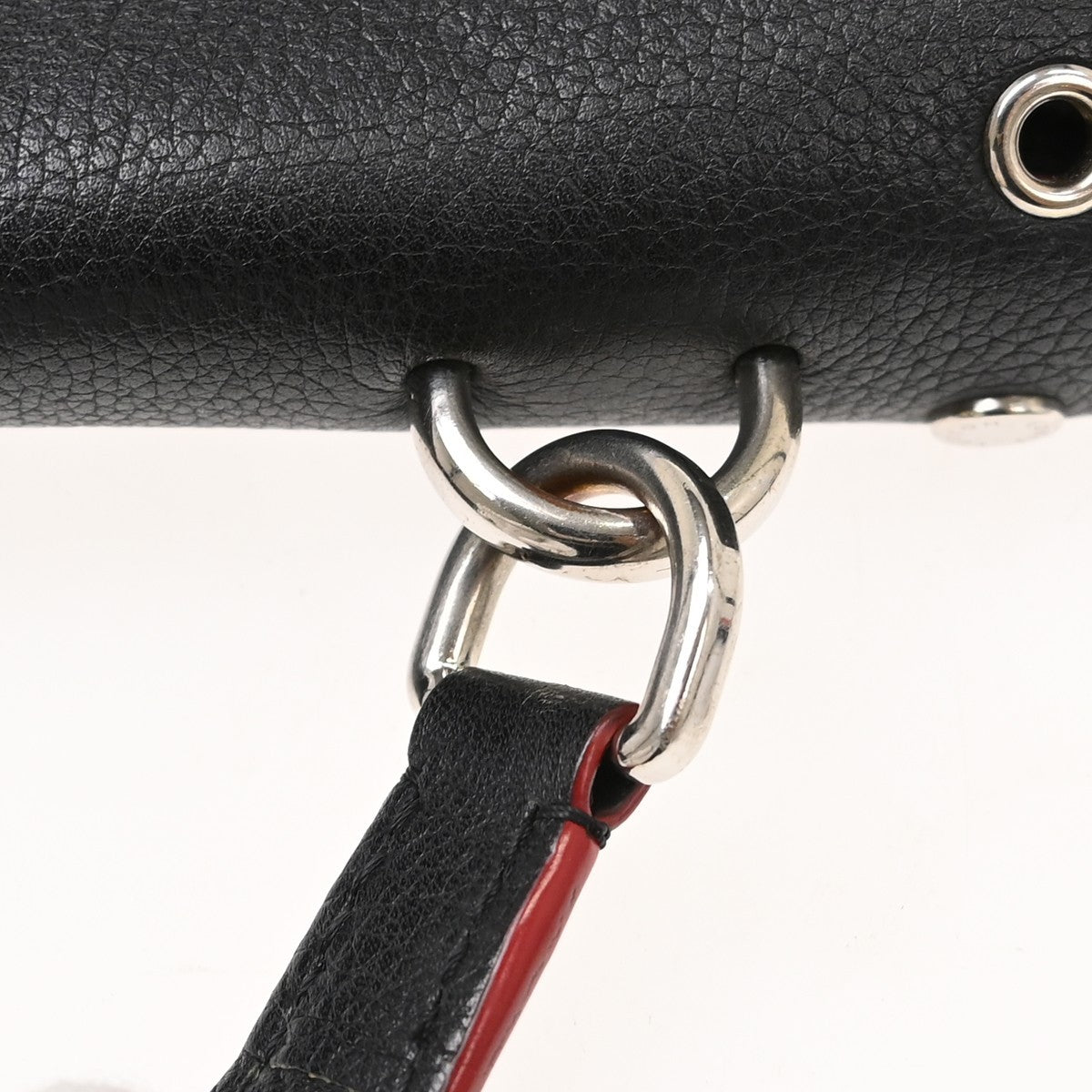 Louis Vuitton Mylockme Studded Leather, Black, Leather, Shoulder Bag