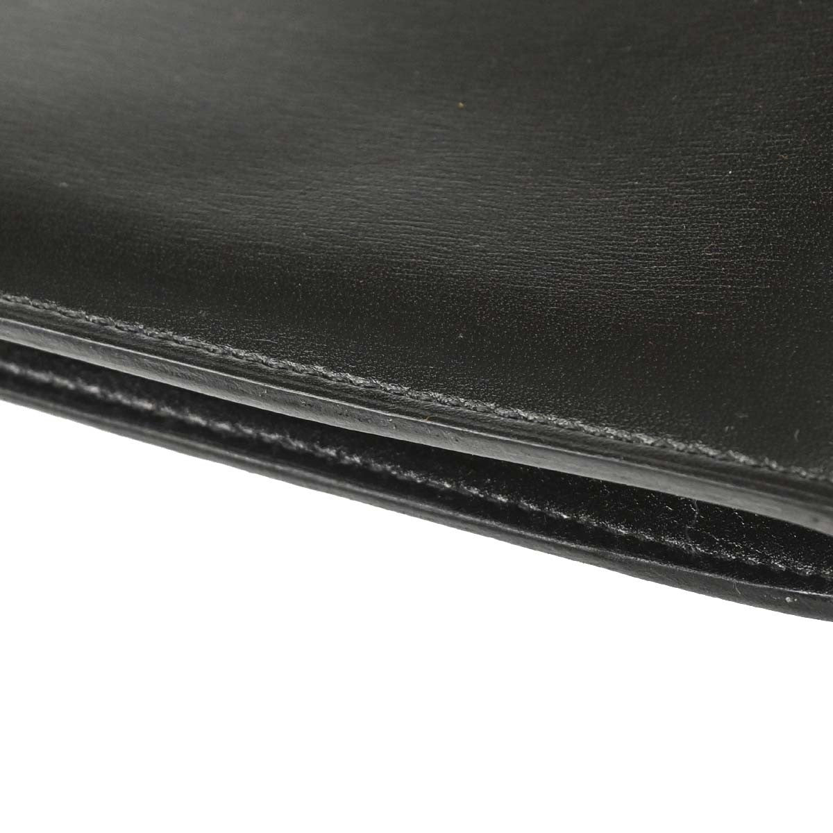 Hermes Onimaitou Pochette Box Calf, Black, Leather, Clutch