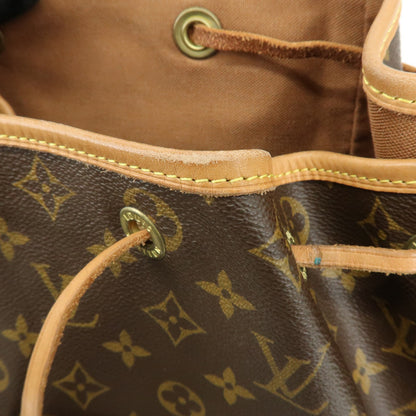 Louis Vuitton Vintage Montsouris Monogram Canvas, Brown, Canvas, Backpack
