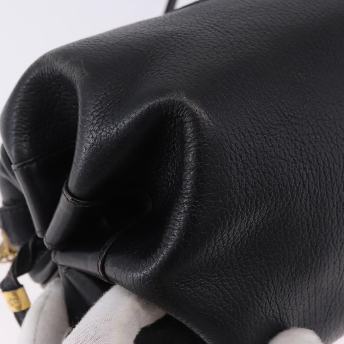 Gucci Shoulder Leather, Black, Leather, Shoulder Bag