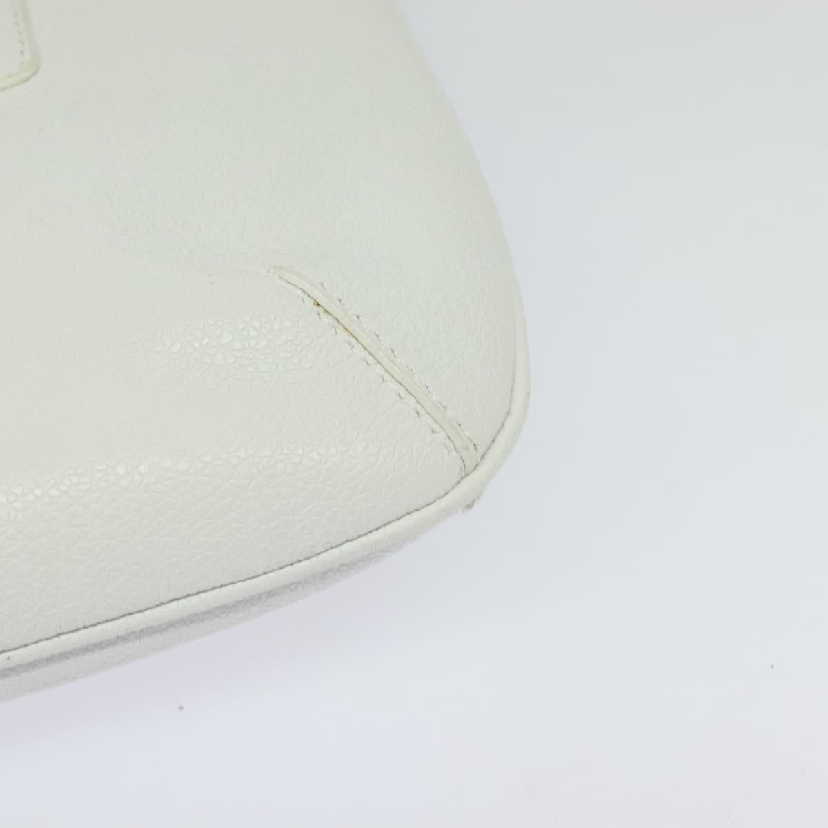 Bvlgari Vintage Leather, White, Leather, Shoulder Bag