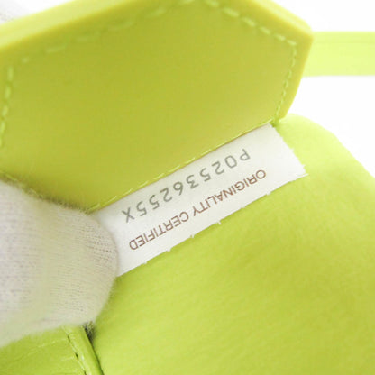 Bottega Veneta Cassette Leather, Green, Leather, Clutch