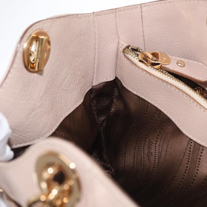 Salvatore Ferragamo Betulla Chain Tote Leather, Pink, Leather, Handbag