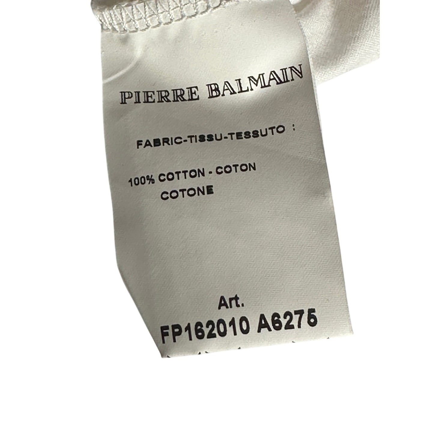 PIERRE BALMAN Button Down Cropped Shirt