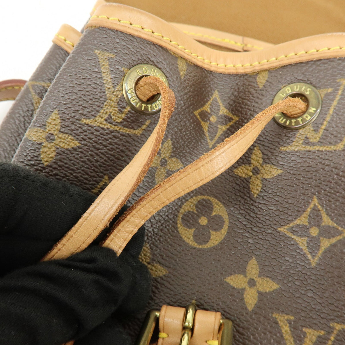 Louis Vuitton Vintage Montsouris Monogram Canvas, Brown, Canvas, Backpack