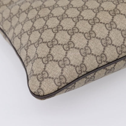 Gucci Zip Top Messenger GG Coated Canvas, Beige, Canvas, Handbag
