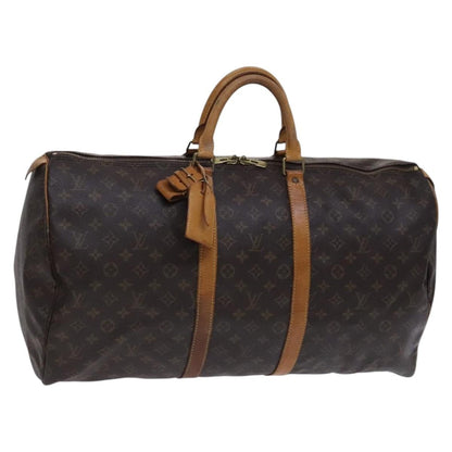 Louis Vuitton Keepall Monogram Canvas, Brown, Canvas, Travel Bag