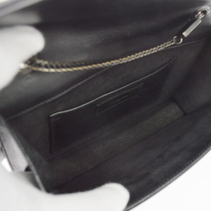 Saint Laurent Betty Leather, Black, Leather, Shoulder Bag
