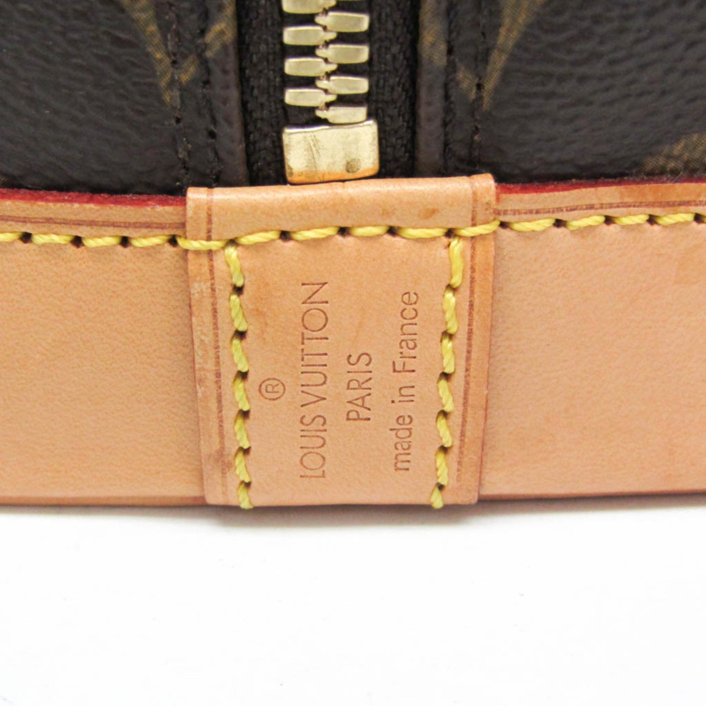 Louis Vuitton Alma Monogram Canvas, Brown, Canvas, Handbag