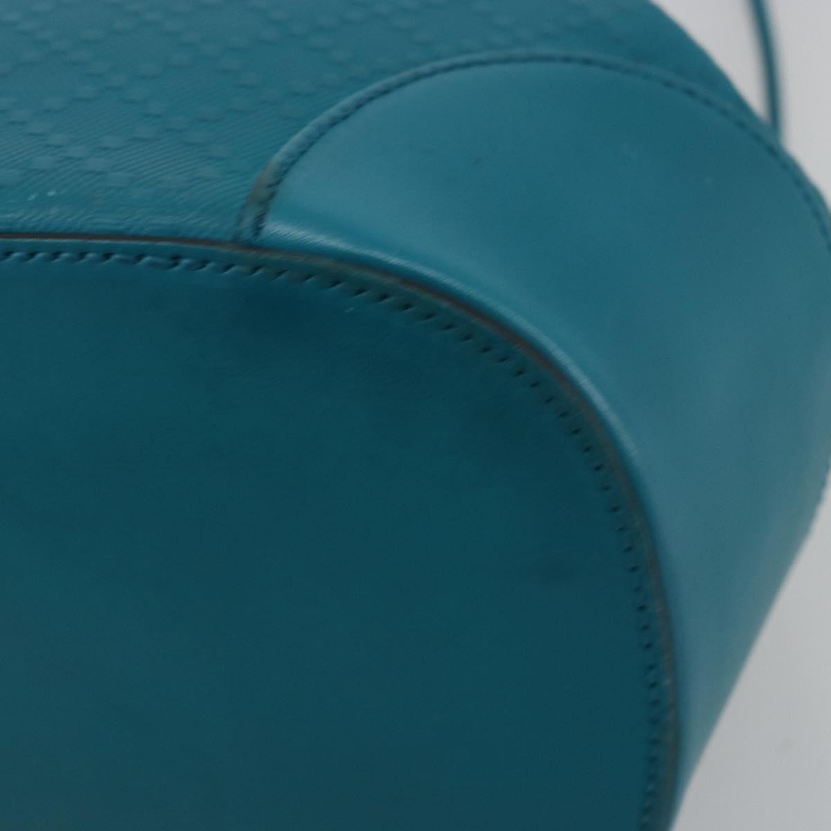 Gucci Bright Bucket Diamante Leather, Blue, Leather, Shoulder Bag