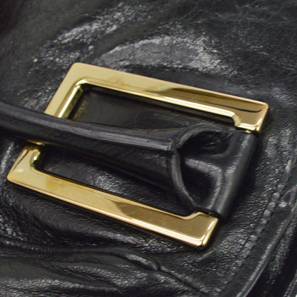 Chloe Ethel Leather, Black, Leather, Handbag