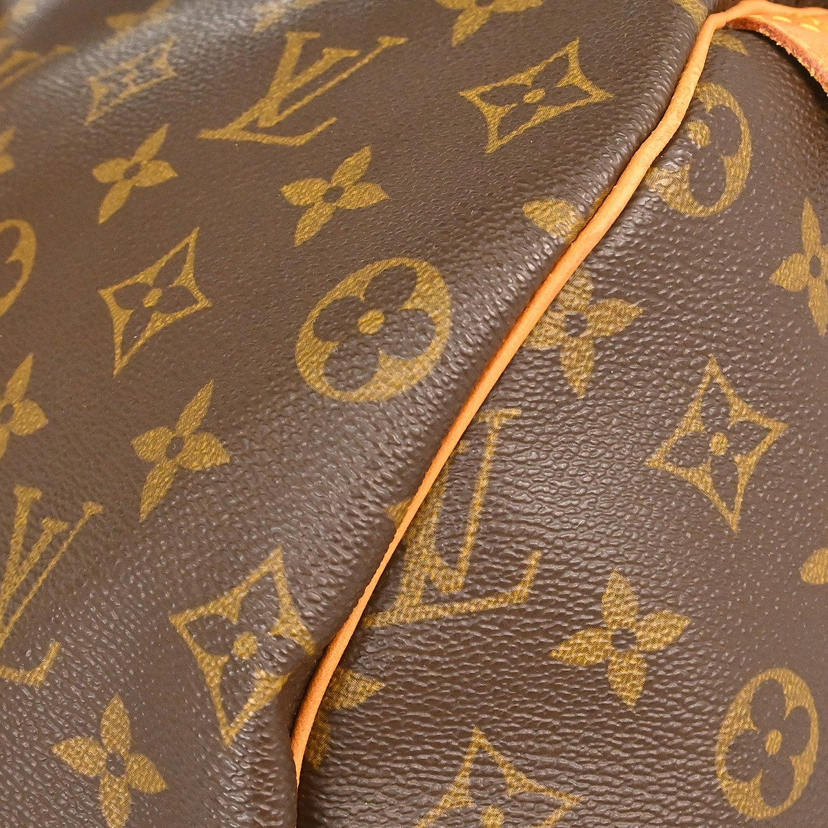 Louis Vuitton Keepall Monogram Canvas, Brown, Canvas, Travel Bag