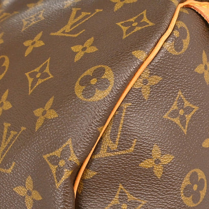 Louis Vuitton Keepall Monogram Canvas, Brown, Canvas, Travel Bag