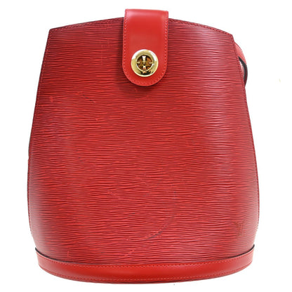 Louis Vuitton Cluny Epi Leather, Red, Leather, Shoulder Bag