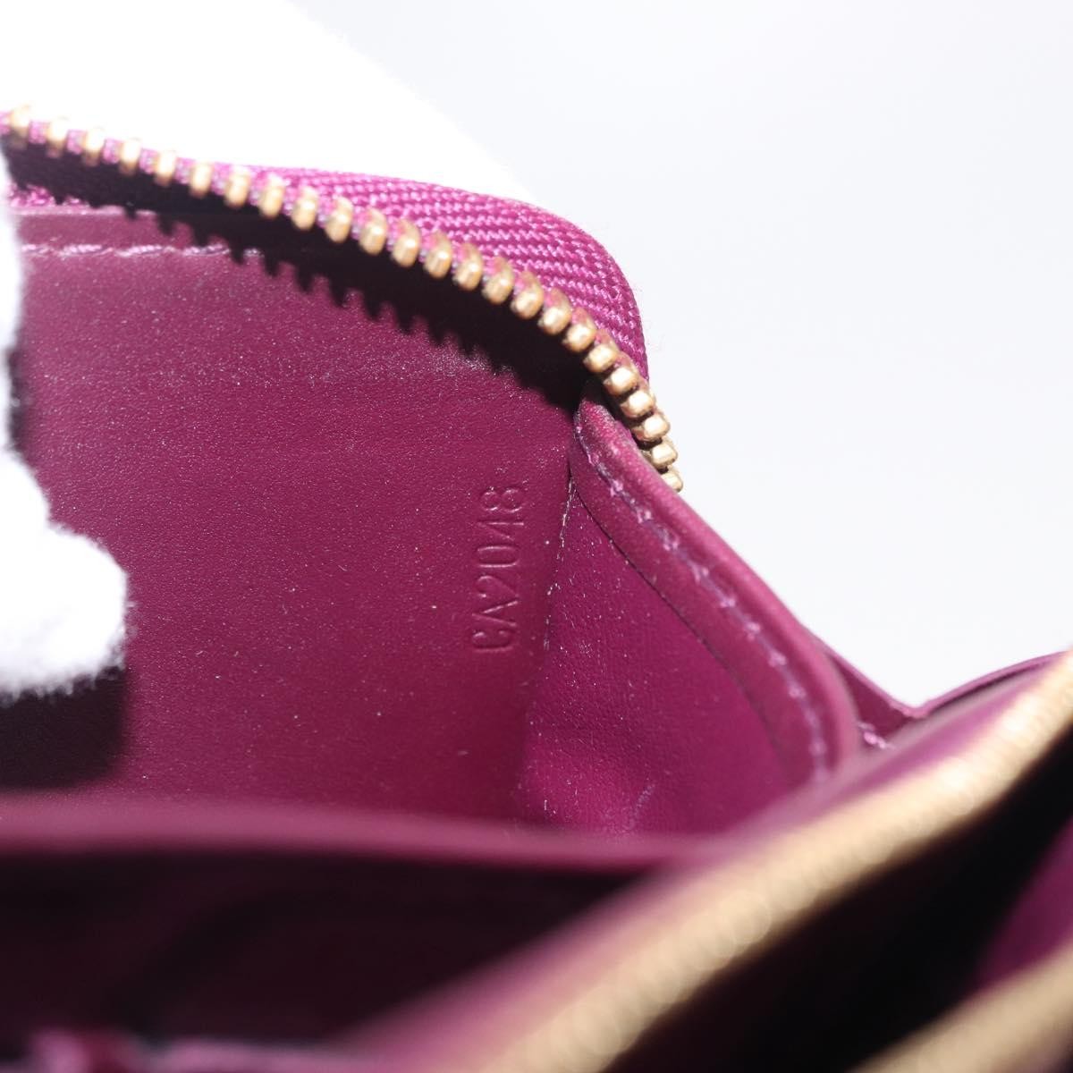 Louis Vuitton Zippy Monogram Vernis, Purple, Patent Leather, Wallet