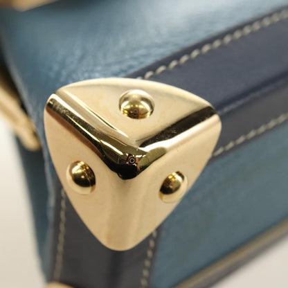 Louis Vuitton Porte-Monnaie Coin Purse Leather, Blue, Leather, Card Holder