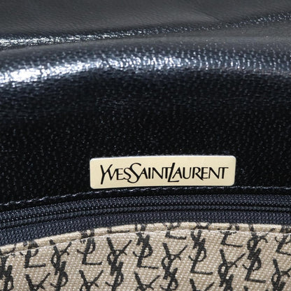 Saint Laurent Vintage Leather, Black, Leather, Shoulder Bag