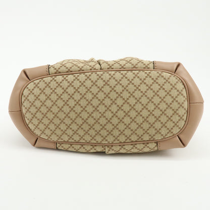 Gucci Sukey Diamante Canvas with Leather, Beige, Canvas, Tote Bag