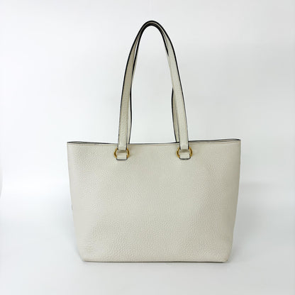 Prada Prada Vitello Phenix Leather Tote Bag Black Large phenix leather, White, Calfskin, Tote Bag