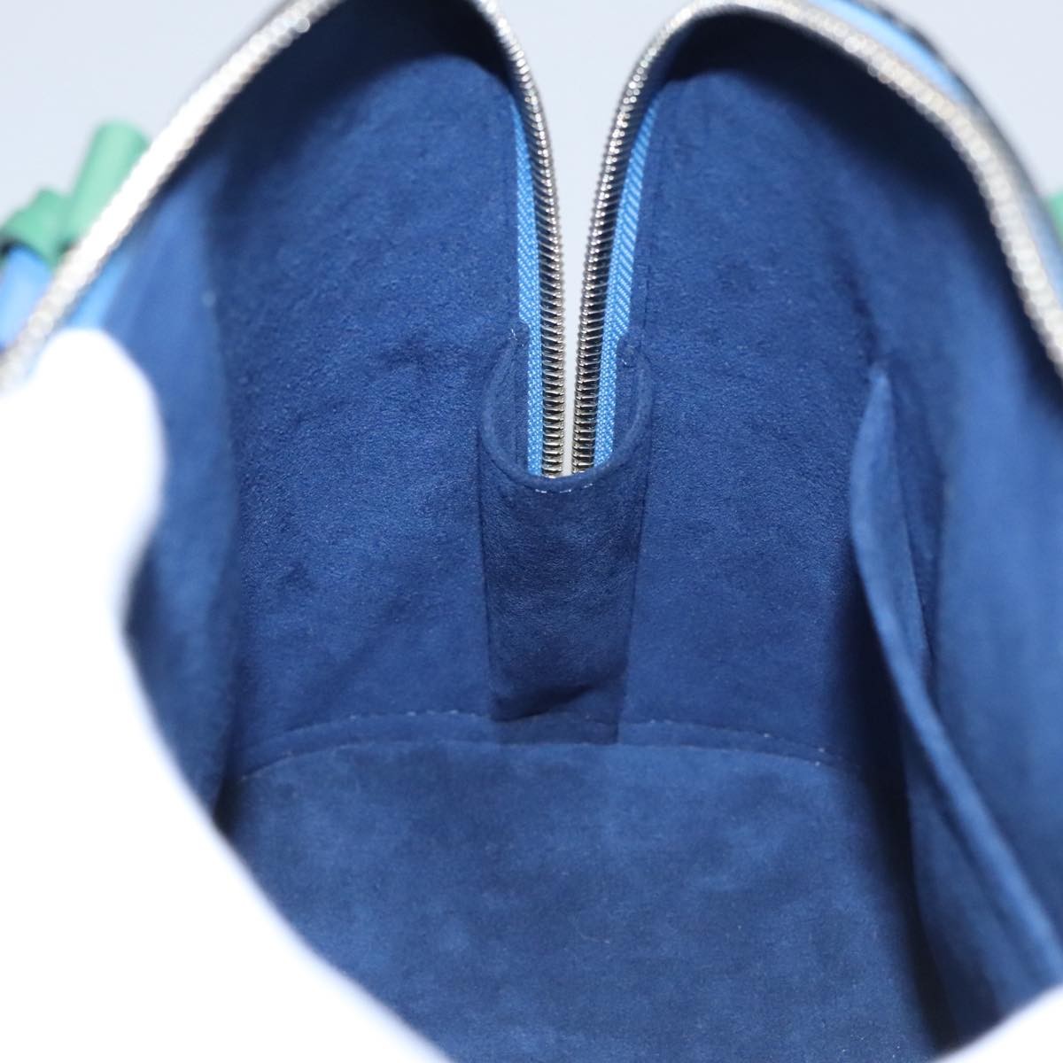 Louis Vuitton Alma Limited Edition Print Epi Leather, Blue, Leather, Handbag