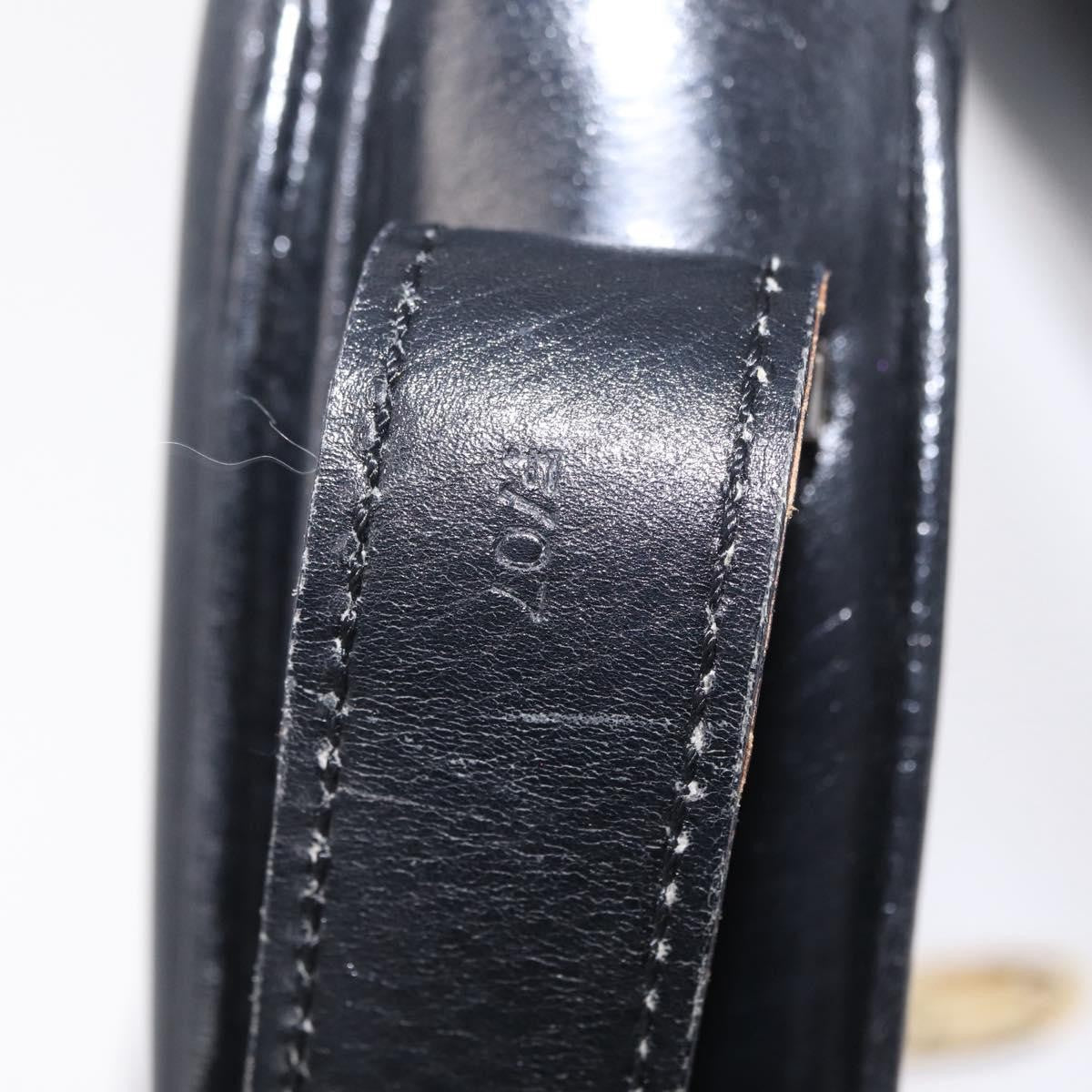 Celine Shoulder Leather, Black, Leather, Shoulder Bag