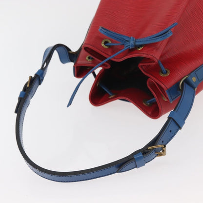 Louis Vuitton Bicolor Noe Epi Leather, Red, Leather, Shoulder Bag
