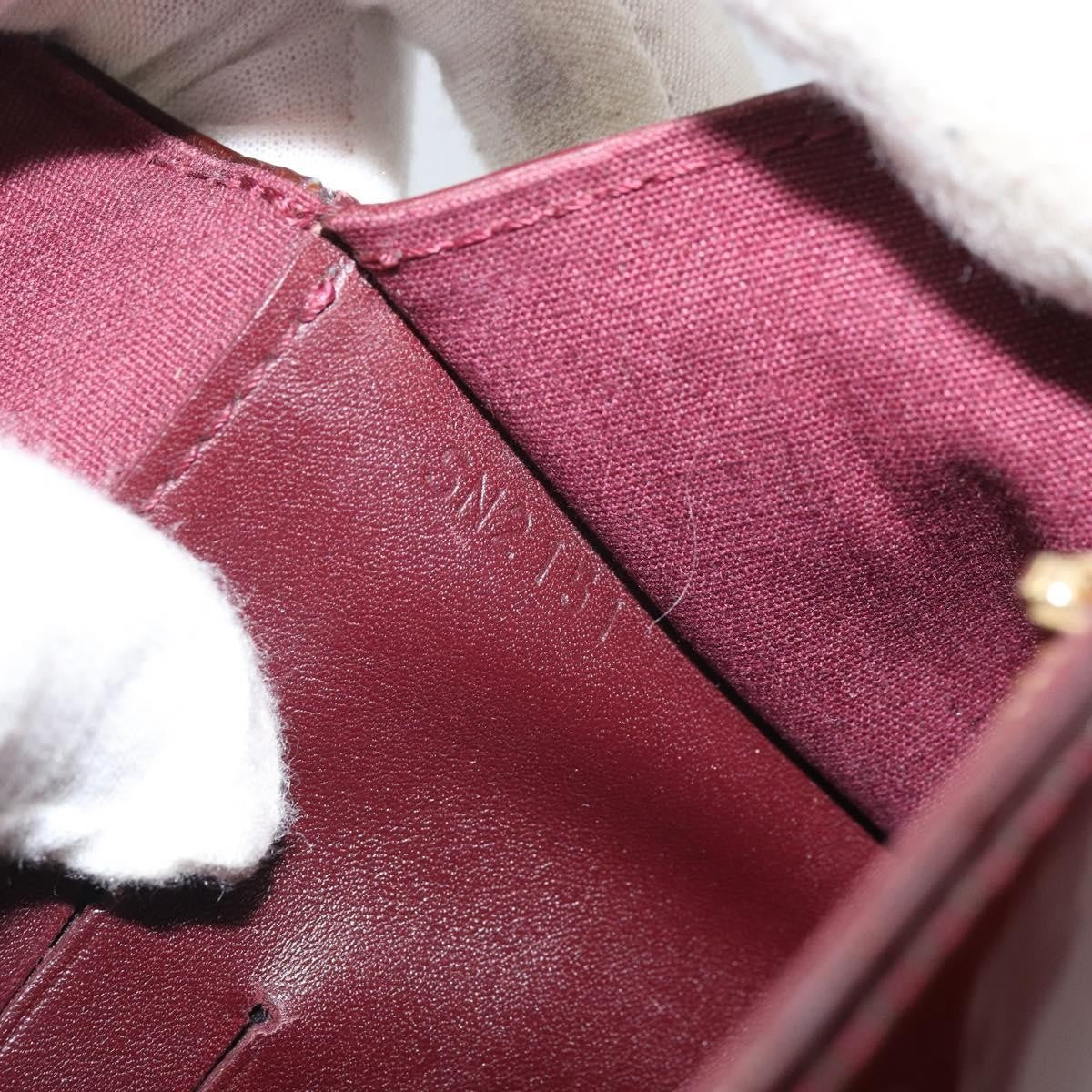Louis Vuitton Rossmore Monogram Vernis, Burgundy, Patent Leather, Handbag