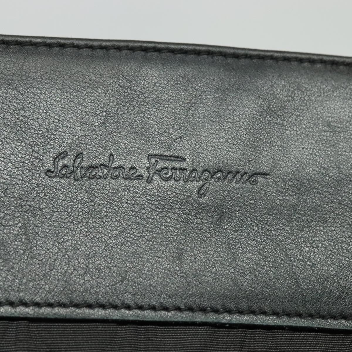 Salvatore Ferragamo Vintage Nylon, Black, Nylon, Shoulder Bag