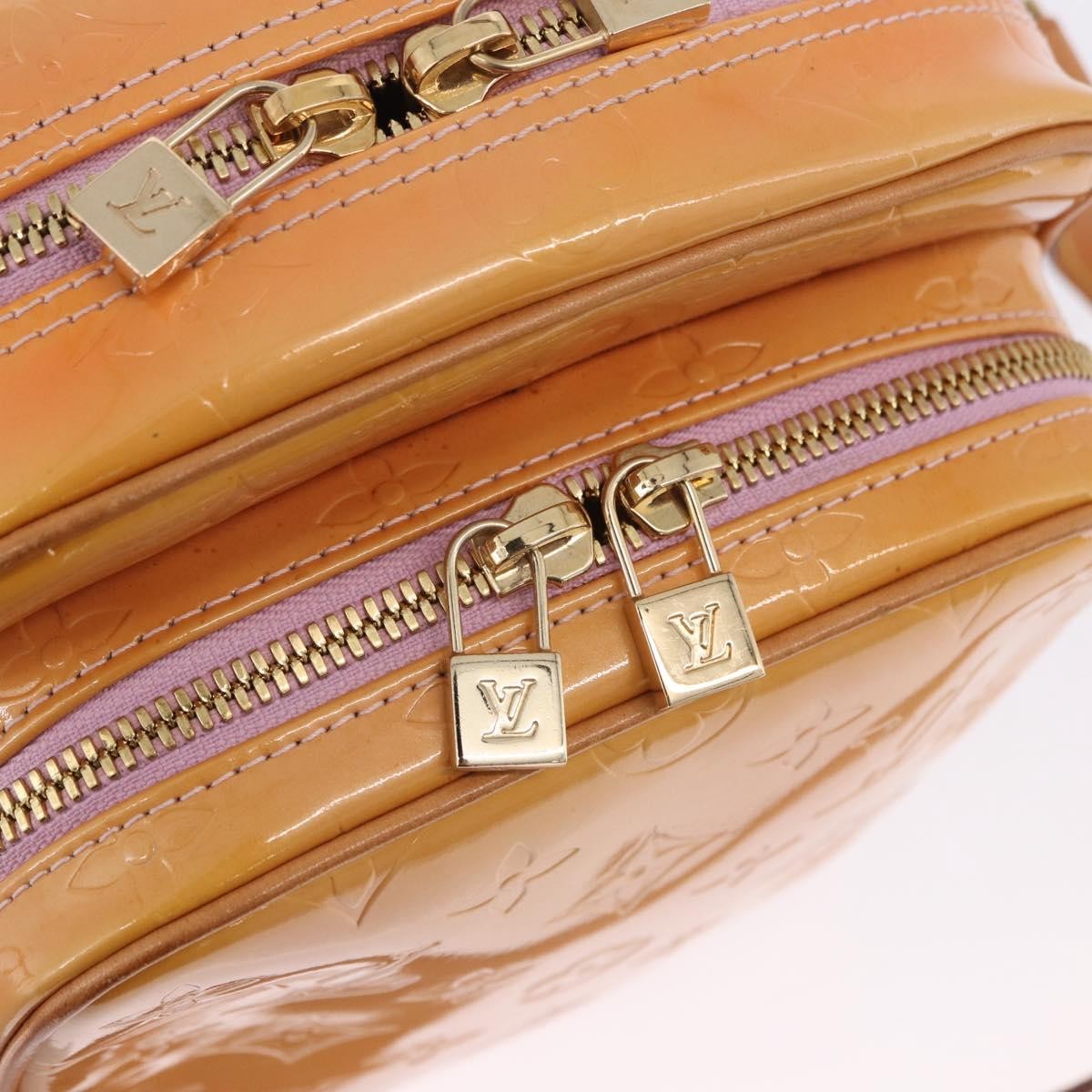 Louis Vuitton Wooster Monogram vernis, Yellow, Patent Leather, Shoulder Bag