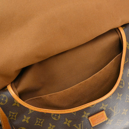 Louis Vuitton Saumur Monogram, Brown, Canvas, Shoulder Bag
