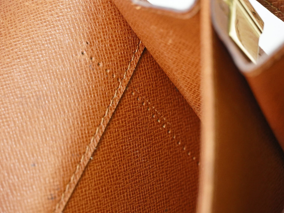Louis Vuitton Raspail Monogram Canvas, Brown, Canvas, Handbag