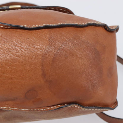 Chloe Marcie Satchel Leather, Brown, Leather, Handbag