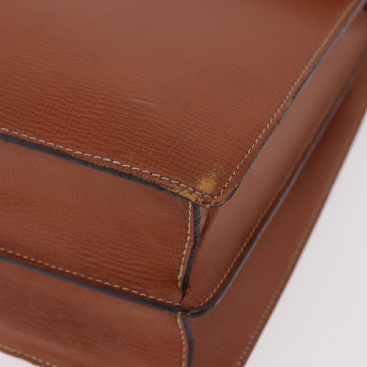 Loewe Anagram Business Leather, Brown, Leather, Briefcase