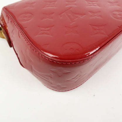 Louis Vuitton Bellflower Monogram Vernis, Red, Patent Leather, Handbag