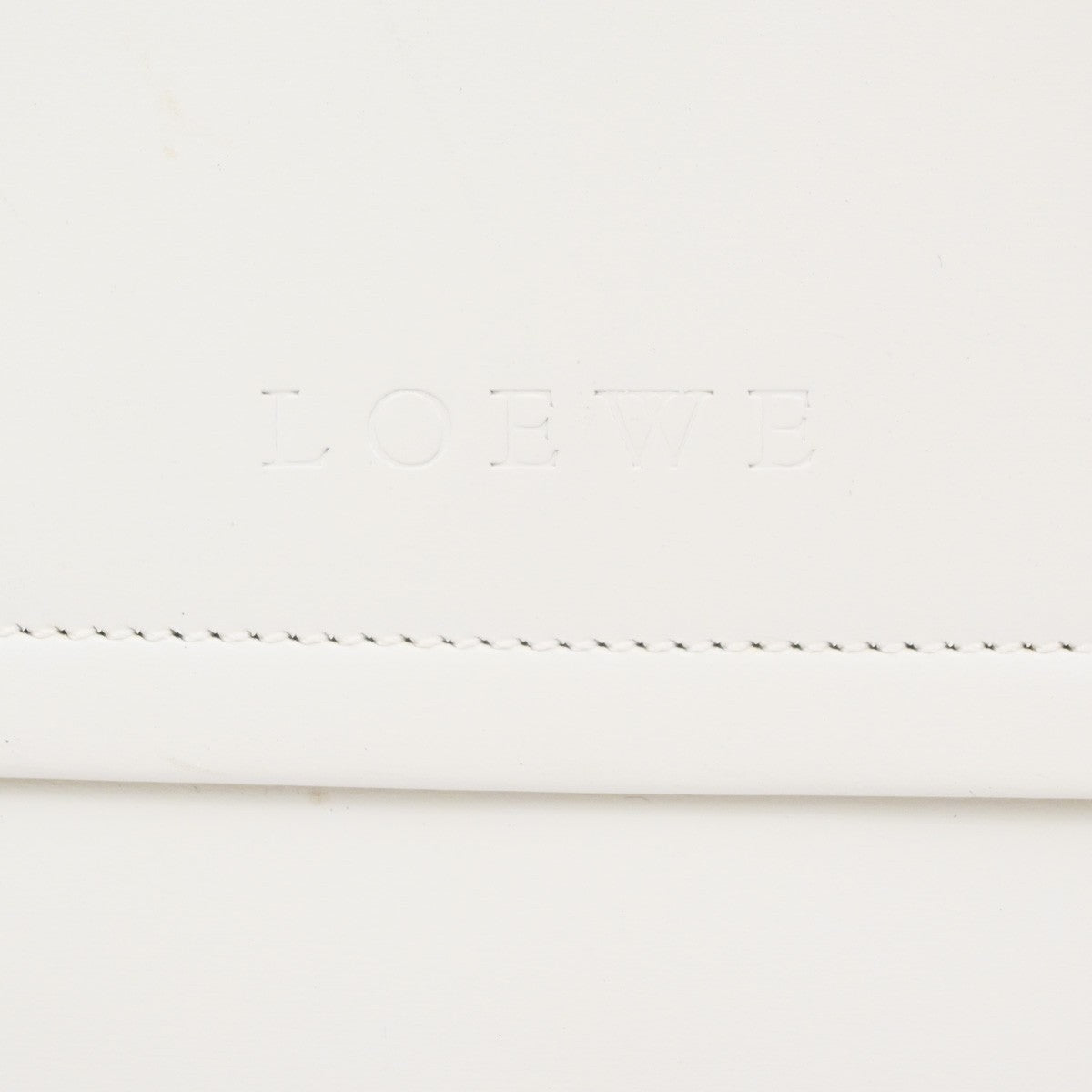 Loewe Tote Leather, White, Leather, Tote Bag