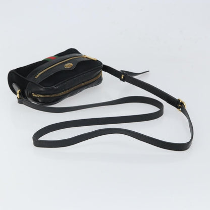 Gucci Ophidia Suede, Black, Suede, Shoulder Bag