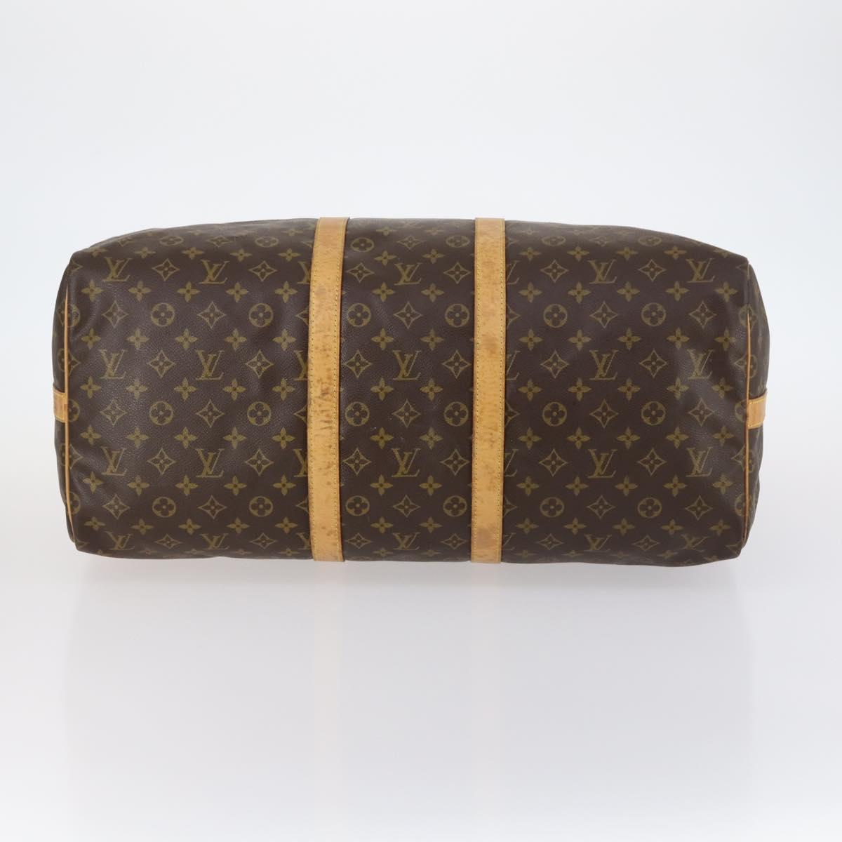 Louis Vuitton Keepall Bandouliere Bag Monogram Canvas, BROWN, CANVAS, Handbag