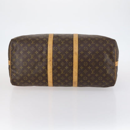 Louis Vuitton Keepall Bandouliere Bag Monogram Canvas, BROWN, CANVAS, Handbag