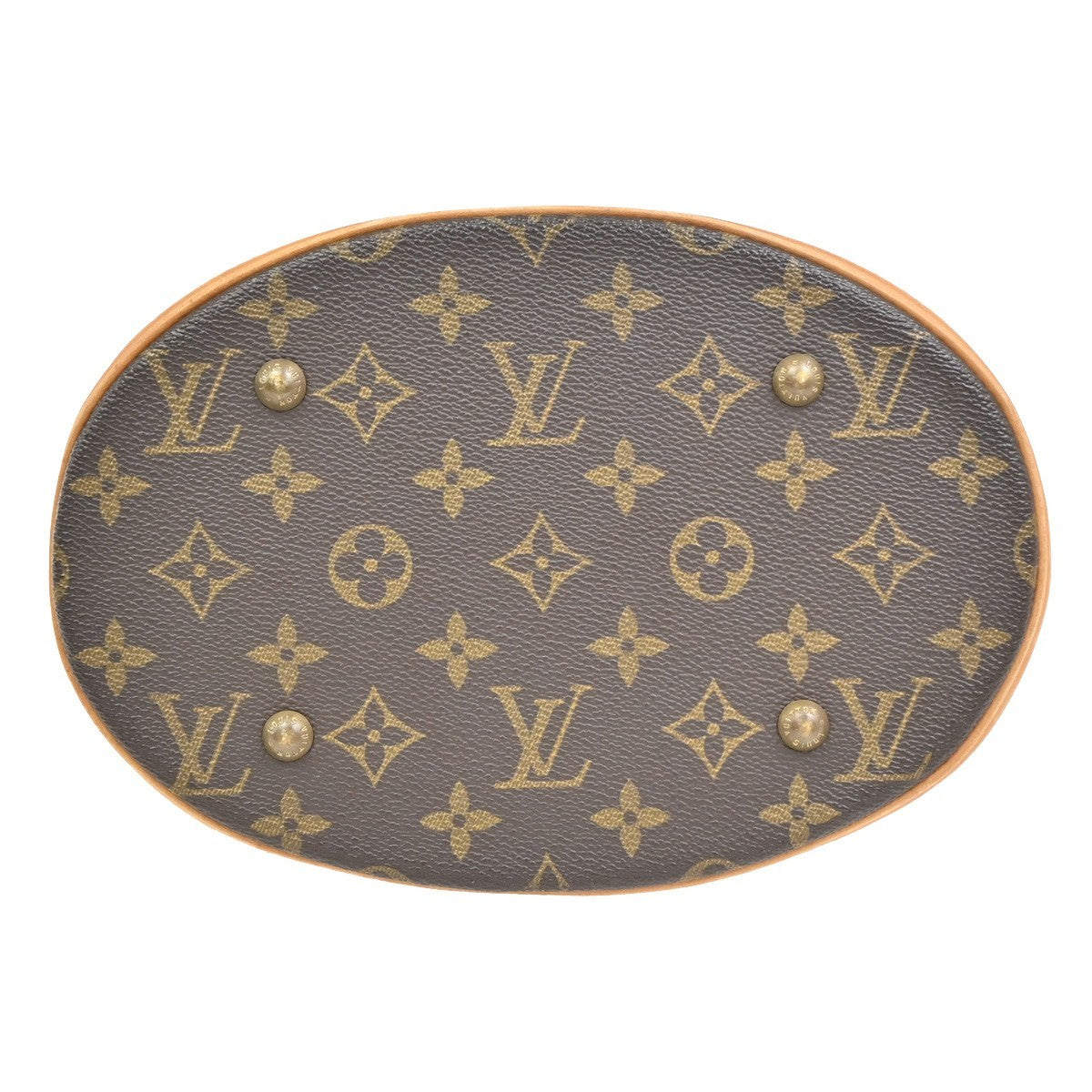 Louis Vuitton Bucket Monogram, Brown, Canvas, Handbag