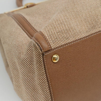 Fendi 2Jours Canvas, Beige, Canvas, Tote Bag