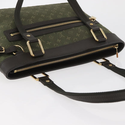 Louis Vuitton Lucille Mini Lin, Khaki, Canvas, Handbag