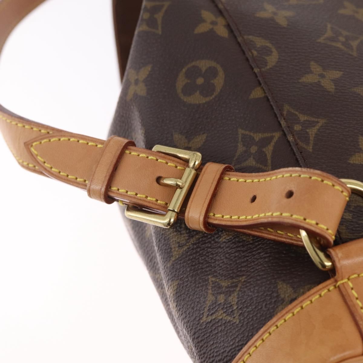 Louis Vuitton Vintage Montsouris Monogram Canvas, Brown, Canvas, Backpack