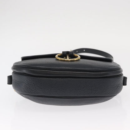 Christian Dior Vintage Leather, Navy, Leather, Shoulder Bag
