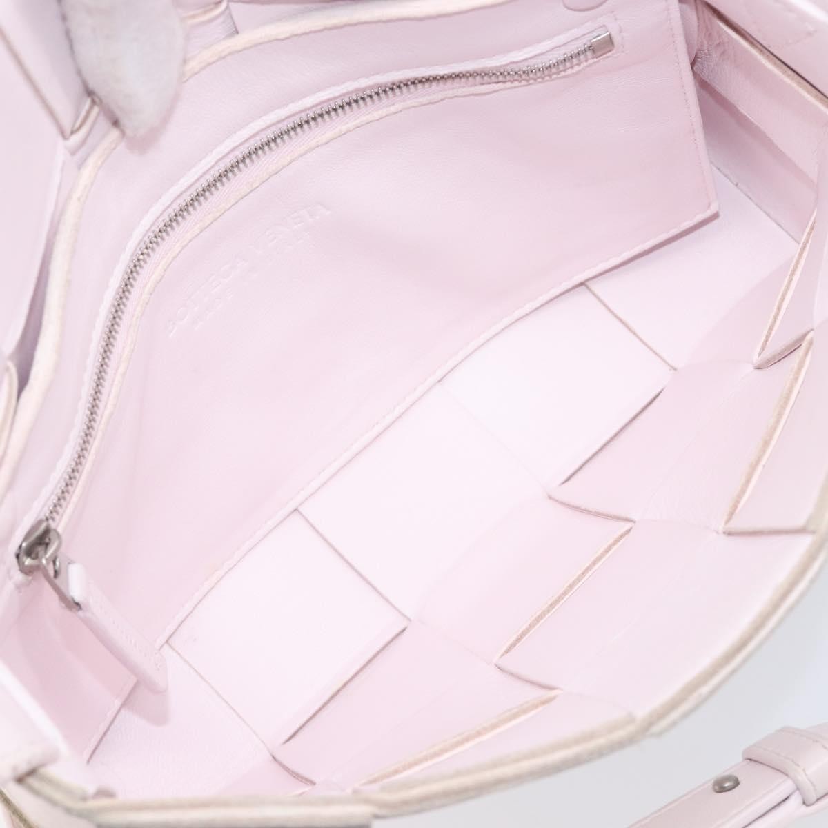 Bottega Veneta Cassette Maxi Intrecciato Leather, Pink, Leather, Crossbody Bag