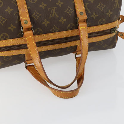 Louis Vuitton Sac Souple Handbag Monogram Canvas, BROWN, CANVAS, Handbag