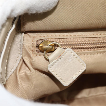 Celine Handbag Nylon, Beige, Nylon, Handbag