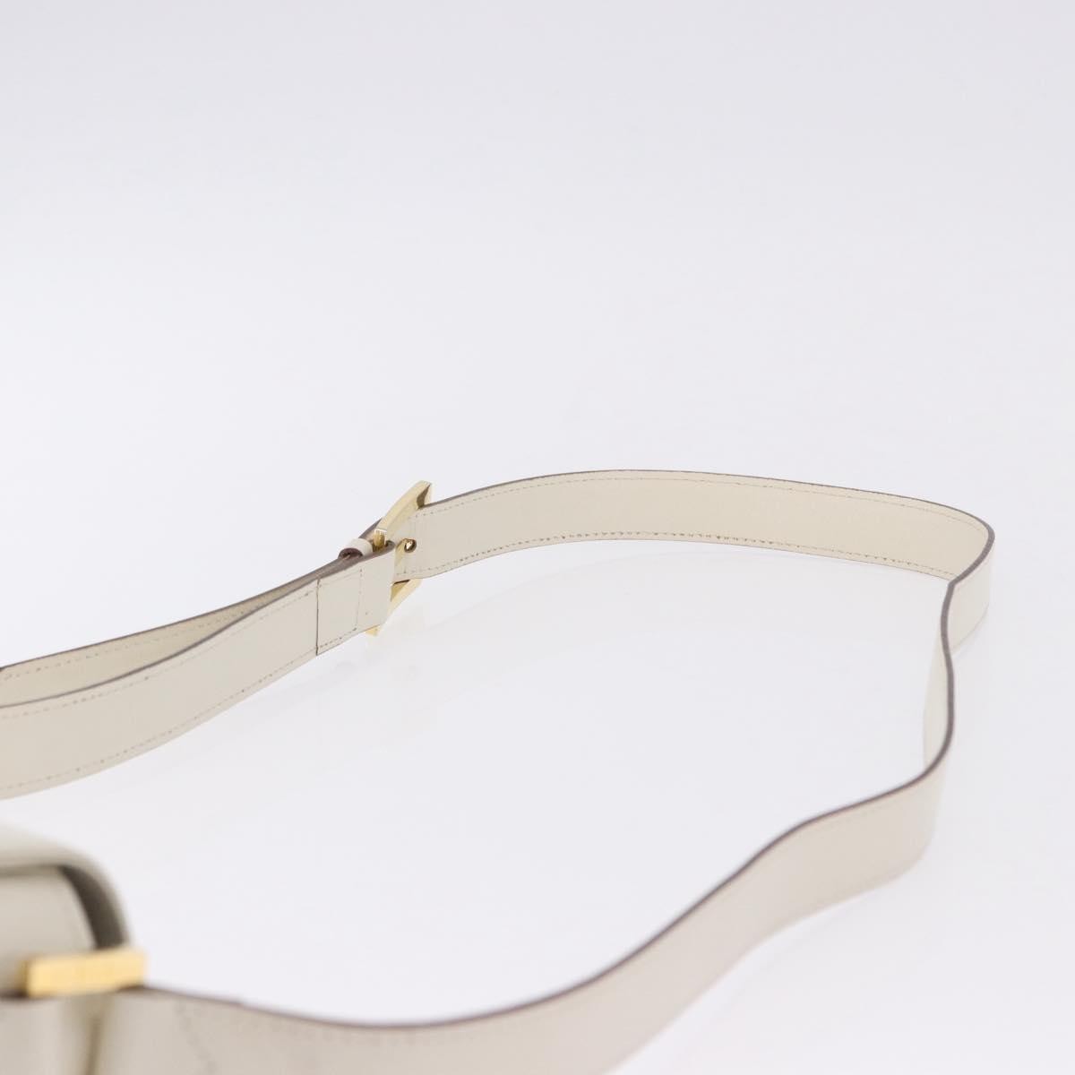 Saint Laurent Vintage Leather, Ecru, Leather, Shoulder Bag