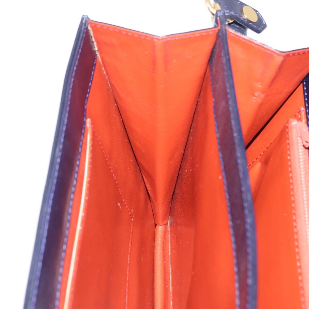 Saint Laurent Vintage Shoulder bag Leather, Navy, Leather, Shoulder Bag
