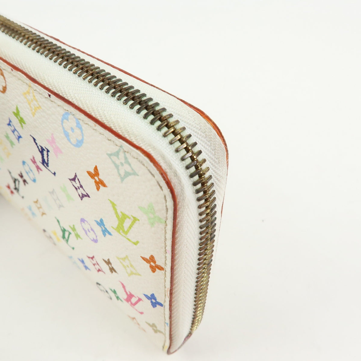 Louis Vuitton Zippy Monogram Multicolor, White, Canvas, Wallet