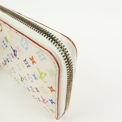 Louis Vuitton Zippy Monogram Multicolor, White, Canvas, Wallet
